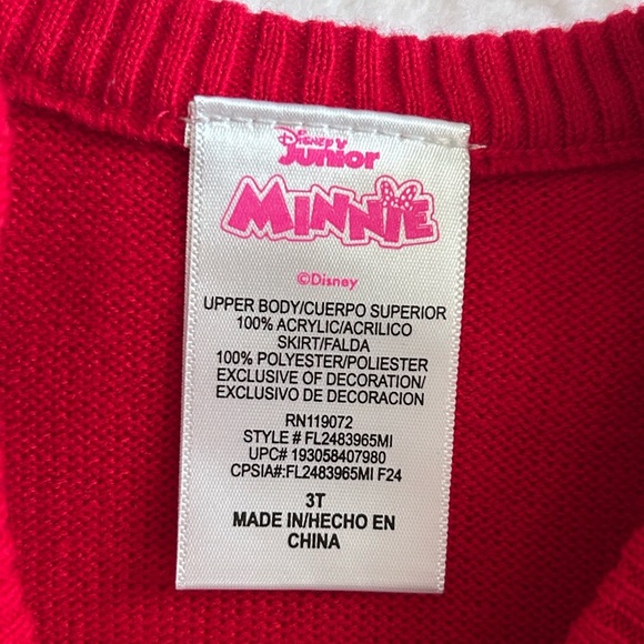 Disney Girl’s Minnie Mouse Dress Size 3T - Picture 3 of 4